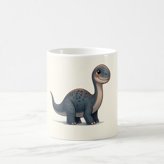 Caneca De Café Dino Apatosaurus - Coleção Kammli Friends (Centro)