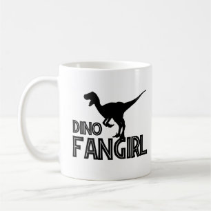 Caneca De Café Dino Fangirl - Lover do Dinossauro