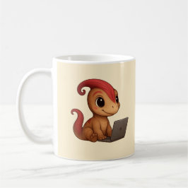 Caneca De Café Dino Mug – Dino Kammli am Laptop