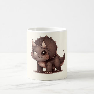 Caneca De Café Dino Triceratops - Coleção Kammli Friends
