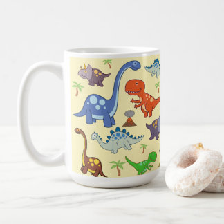 Caneca De Café Dino World Mug