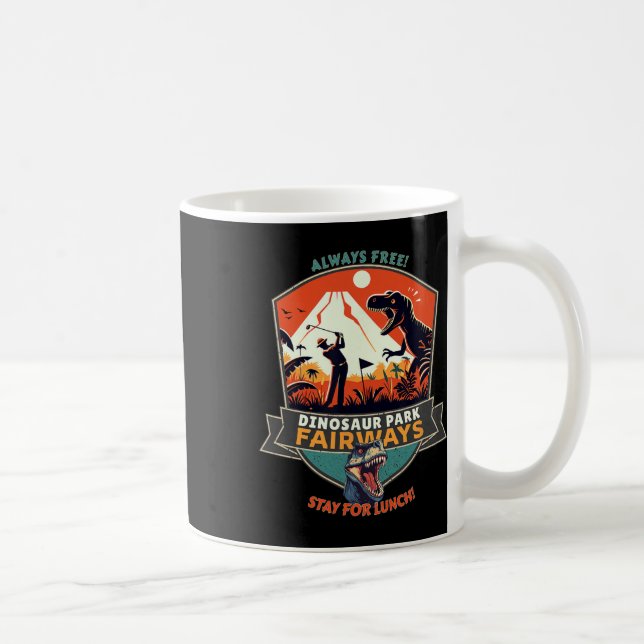 Caneca De Café Dinosaur Park Fairways  (Direita)