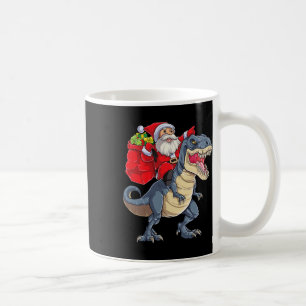 Caneca De Café Dinosaur T Rex Natal Papai Noel Meninos Homens Men