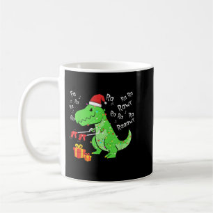Caneca De Café Dinossaur Fa Ra Ra Ra Rawr T-Rex Funny Natal Xm