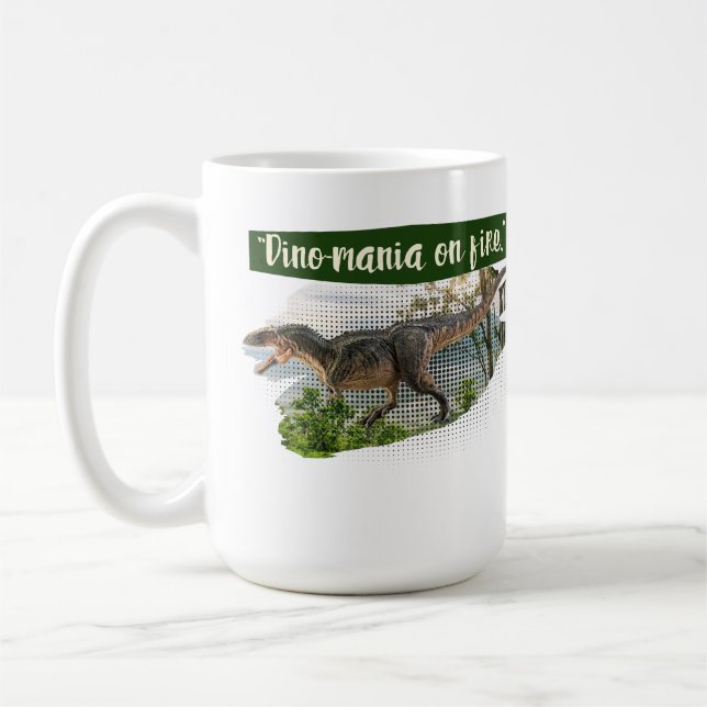 Caneca De Café dinossauro (Esquerda)