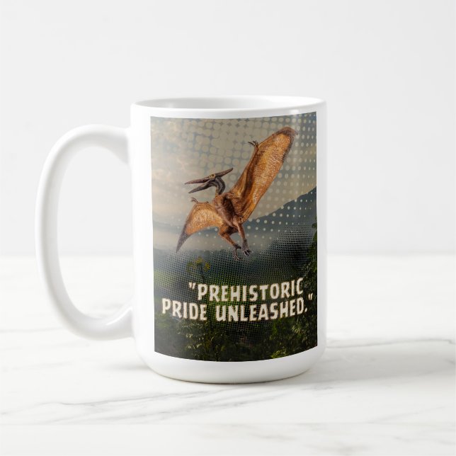 Caneca De Café dinossauro (Esquerda)