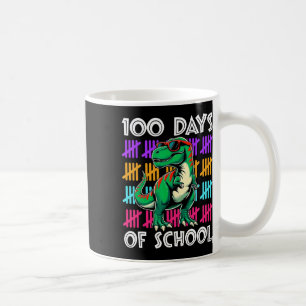 Caneca De Café Dinossauro 100 Dias De Estudantes De Professores K