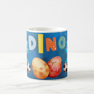 Caneca De Café Dinossauro com Pré-História Colorida• Dino diverti