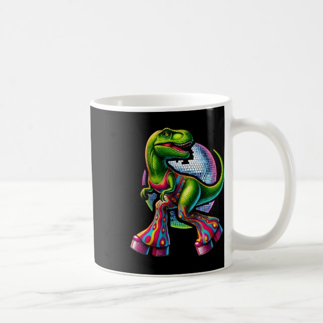 Caneca De Café Dinossauro Dançante Engraçado  (Direita)