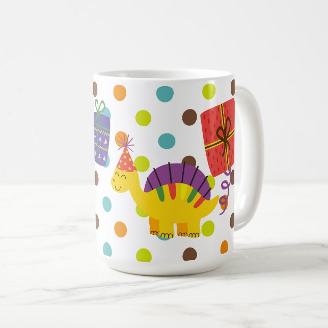 Caneca De Café Dinossauro Delight: Coffee Mug! (Frente Esquerda)