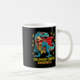 Caneca De Café Dinossauro Divertido T-rex Conscientização do Cânc