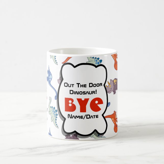 Caneca De Café Dinossauro do Colega de Aposentação ENGRAÇADO (Centro)