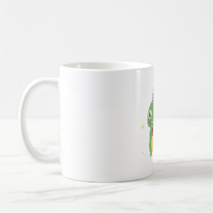 Caneca De Café Dinossauro do Partido Bonito com Bolo e Balão
