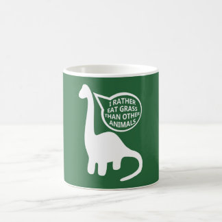 Caneca De Café Dinossauro do Vegan