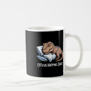 Caneca De Café Dinossauro Engraçado Dormindo Amante de Dinossauro