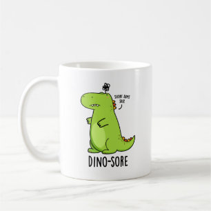 Caneca De Café Dinossauro Irritado Engraçado Dino-sore