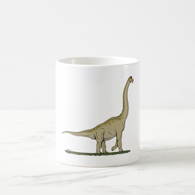 Caneca De Café Dinossauro Jurássico Brachiossauro (Centro)