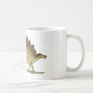 Caneca De Café Dinossauro Jurássico Stegossauro