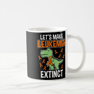 Caneca De Café Dinossauro Laranja Fita Hematóloga Réptil Fóssil