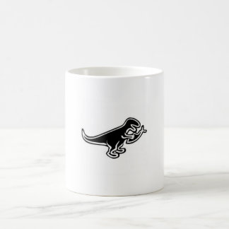 Caneca De Café dinossauro que come peixes de jesus