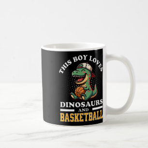 Caneca De Café Dinossauro Sketll T Rex Jogador Homens Crianças Ad