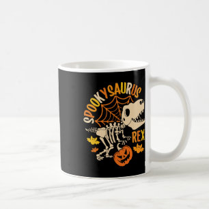 Caneca De Café Dinossauro T Rex Boo Halloween Costume Engraçado P