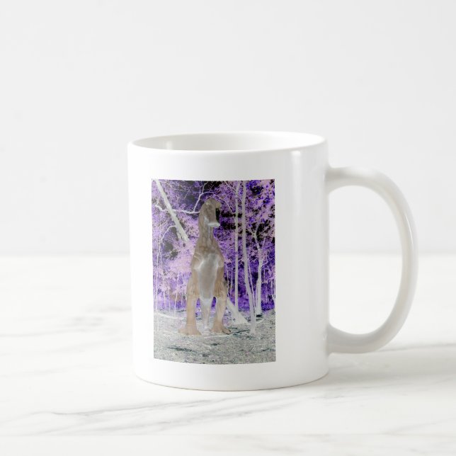 Caneca De Café Dinossauro T-Rex Pop Art (Direita)