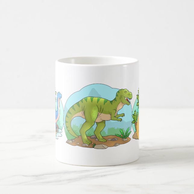 Caneca De Café dinossauros (Centro)