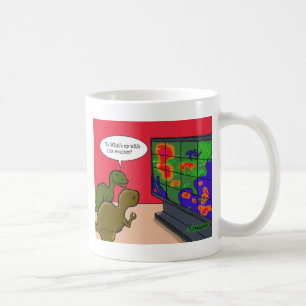Caneca De Café Dinossauros das Alterações Climáticas