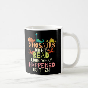 Caneca De Café Dinossauros Não Leram Olhar O Que Aconteceu Profes