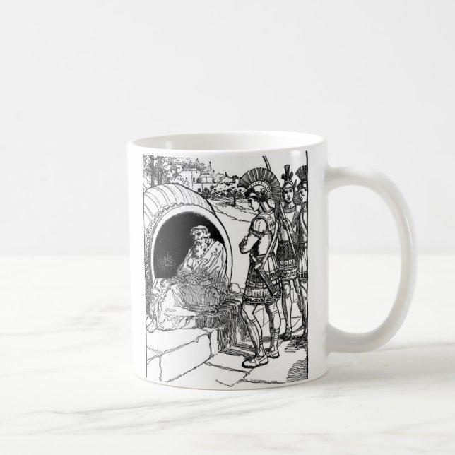 Caneca De Café Diogenes de Sinope (Direita)