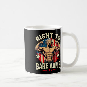Caneca De Café Direito À Bare Arms George Washington Bodybuilder