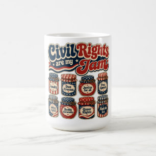 Caneca De Café Direitos Civis São Minha Paixão - Ativista da Just