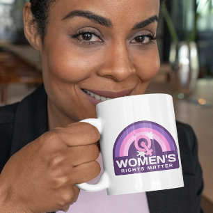 Caneca De Café Direitos das Mulheres Importam Mug Clássico Femini