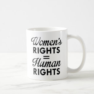 Caneca De Café Direitos das mulheres são direitos humanos