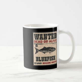 Caneca De Café Direitos de Pesca Desejados - Pescador Bluefish F