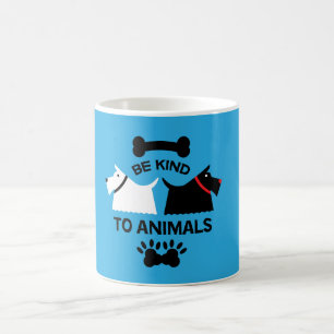 Caneca De Café Direitos de Proteção do Bem-Estar dos Cães Bolic