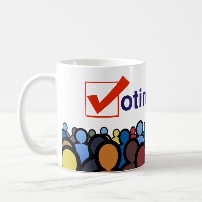Caneca De Café Direitos De Voto RH1 Para A Lei Pessoas (Esquerda)