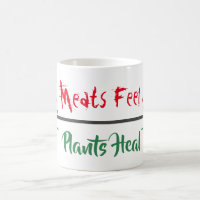 Direitos dos animais Mug "Refeição das plantas"