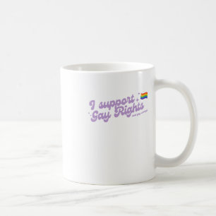 Caneca De Café Direitos Gays! Sticker (e Incorretos)
