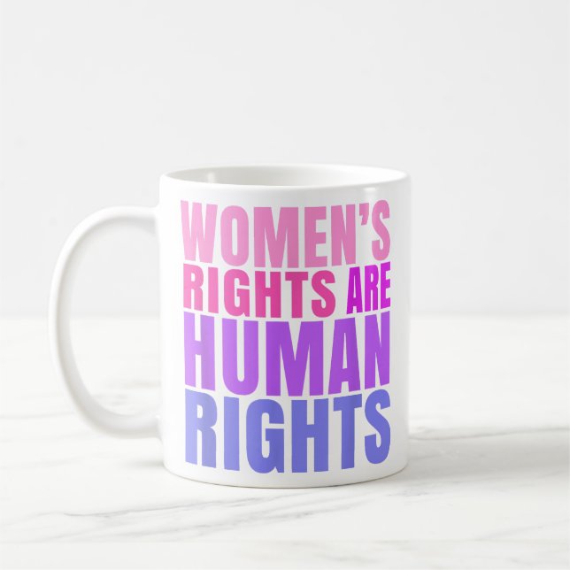 Caneca De Café Direitos Humanos Mulheres à Direita (Esquerda)