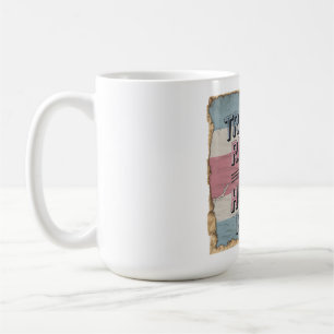 Caneca De Café Direitos Humanos são muitos - Vintage