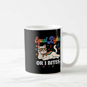 Caneca De Café Direitos Iguais das Mulheres Ou Eu Mordisco Mês do