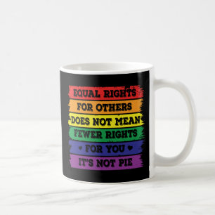 Caneca De Café Direitos iguais   Direitos LGBTQ   Parada do Orgul