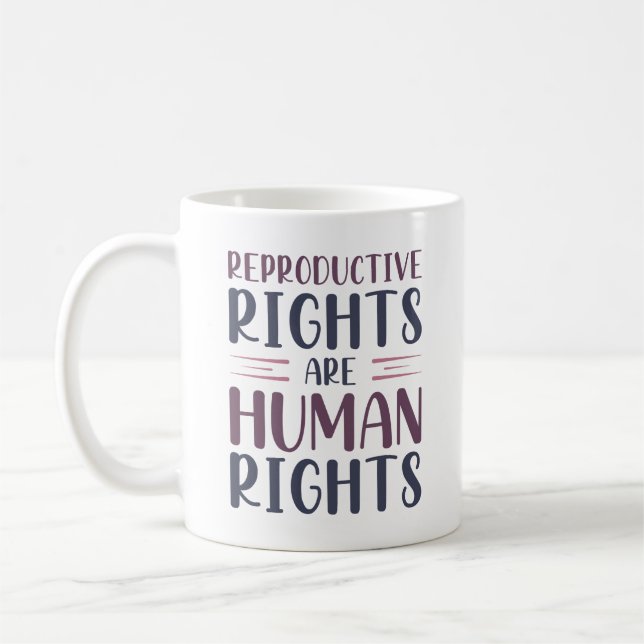 Caneca De Café Direitos reprodutivos São Direitos Humanos (Esquerda)