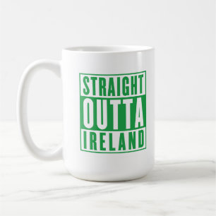 Caneca De Café Direto da Irlanda Dia de São Patrício Irlandês