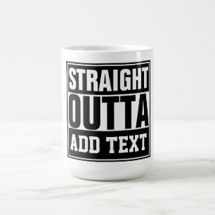 Caneca De Café DIRETO DE - adicione seu texto aqui/criar próprio