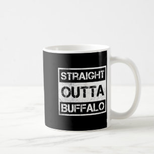 Caneca De Café Direto de Buffalo Nova York Vintage Desgastado