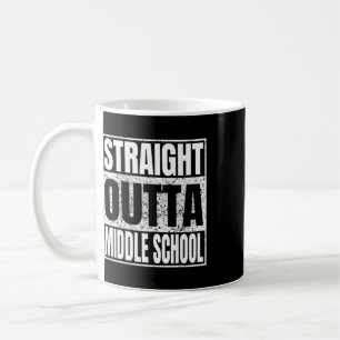 Caneca De Café Direto do Ensino Médio Cl 2026 Graduado Divertido