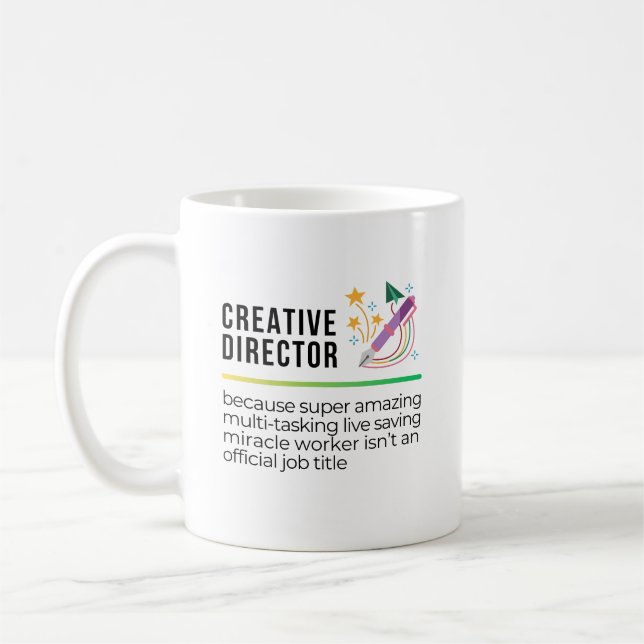 Caneca De Café Diretor Criativo (Esquerda)